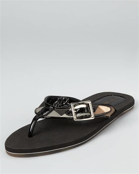 burberry women's thongs flip flops.